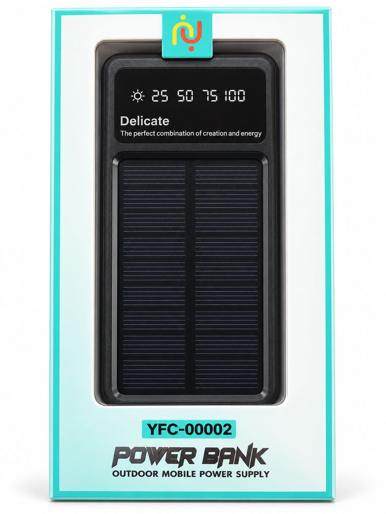 Solar Power Bank, 20 000 mAh