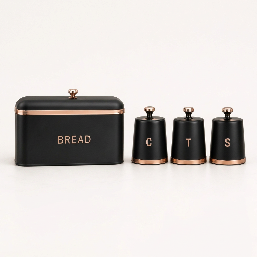 Bread Bin with Canister Set