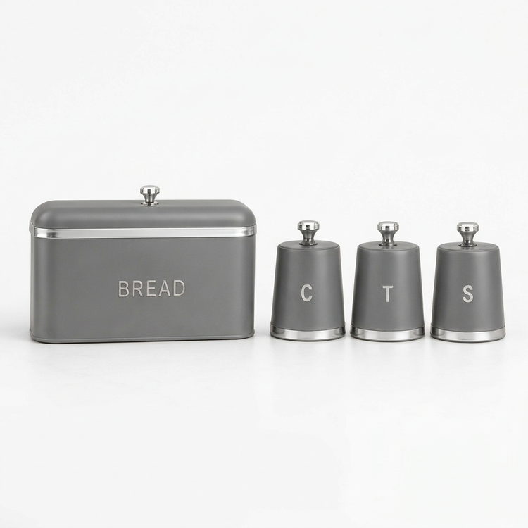 Bread Bin with Canister Set