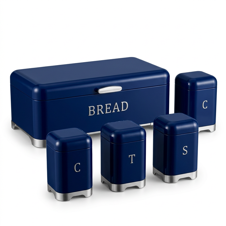 Bread Bin Set 2 - Bread Bin + 3 Canisters
