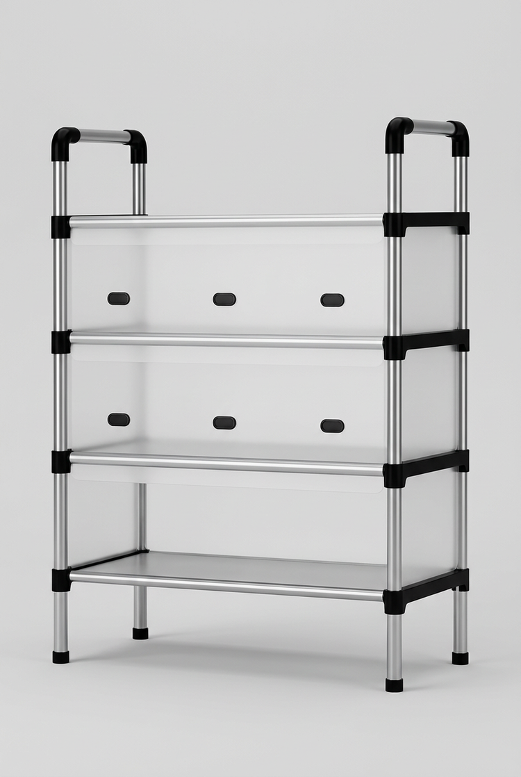 Covered Shoe Rack – 4 to 7 Layers