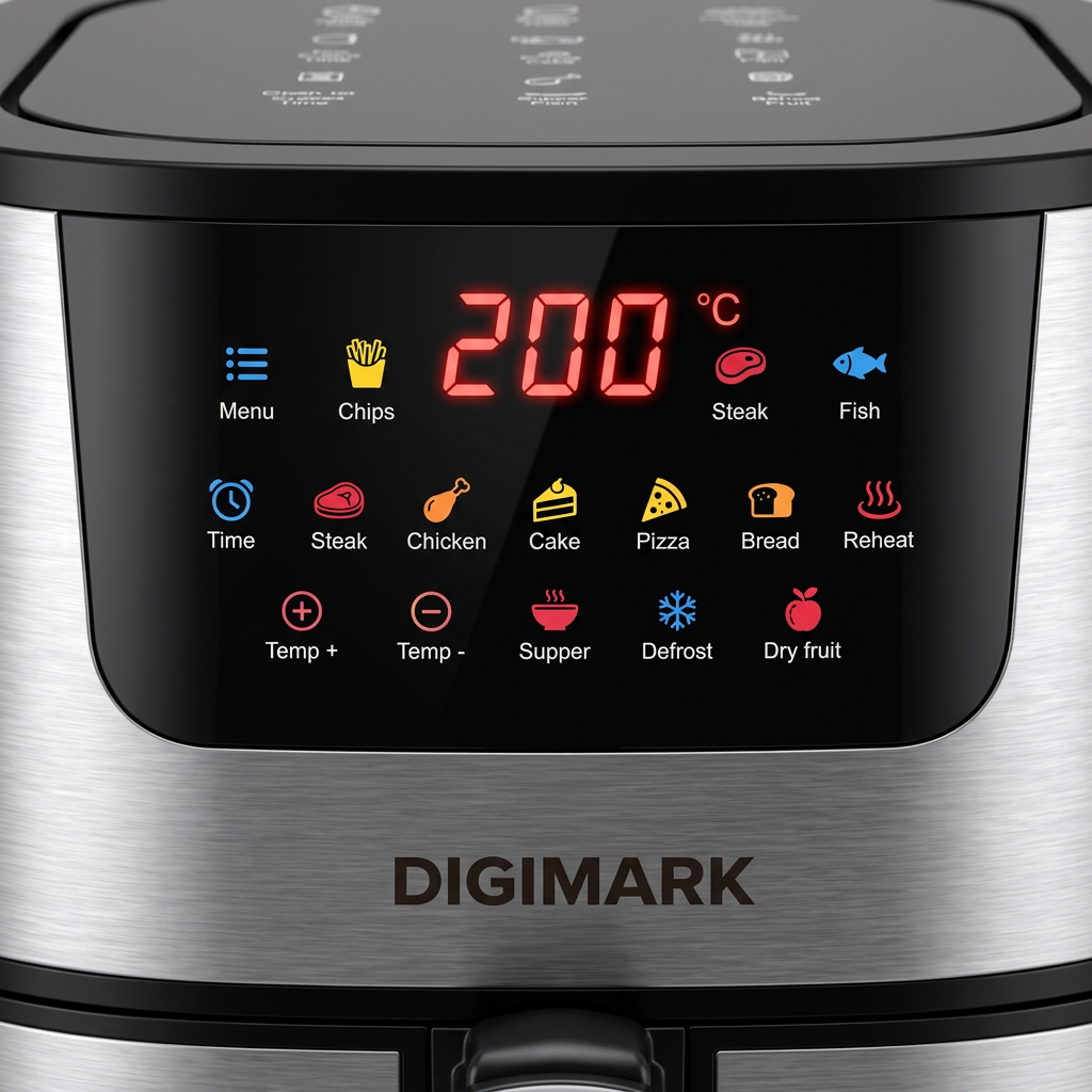 Digimark 8L Digital Air Fryer with Viewing Window
