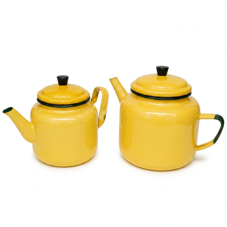 4-Piece Enamel Teapot Set
