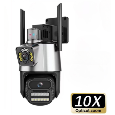 8K Ultra HD Dual-Lens PTZ Security Camera with 10X optical zoom - product shot