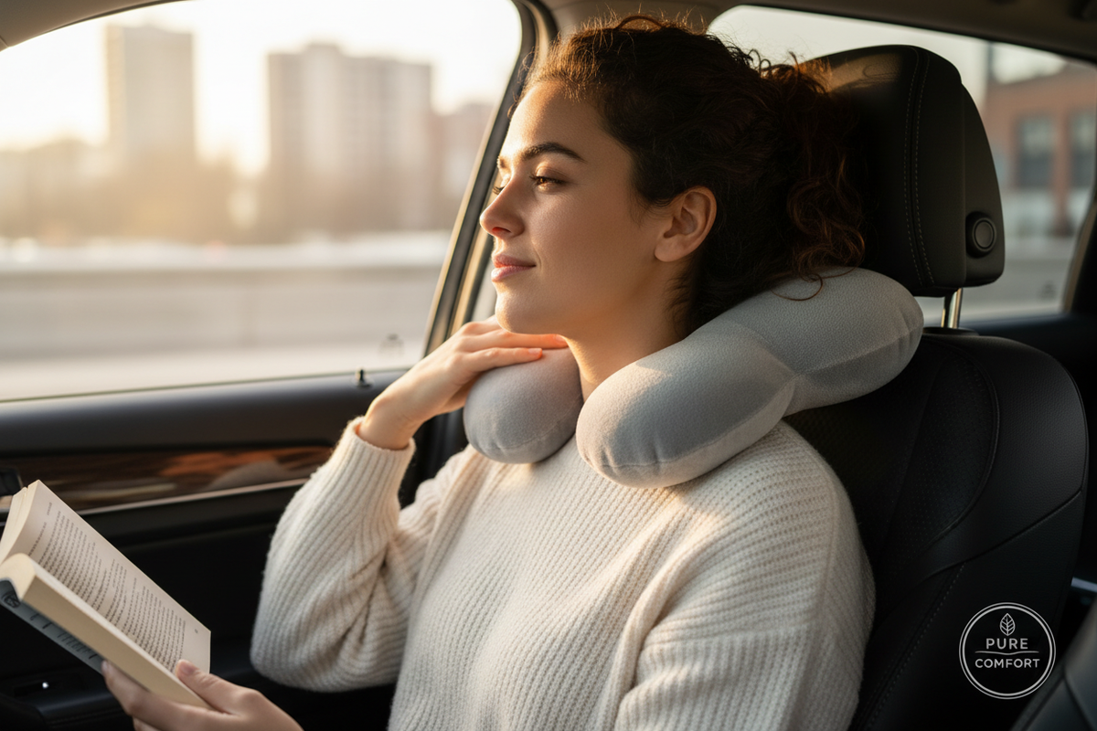 Massage Pillow in Car
