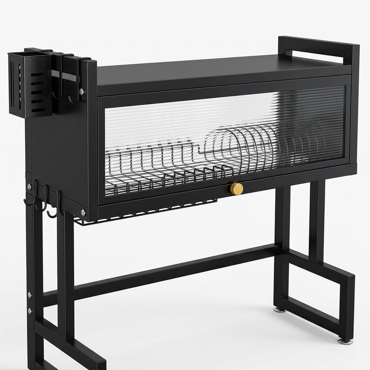 85cm Single-Layer Over-Sink Dish Rack