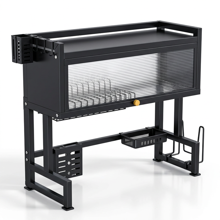 85cm Single-Layer Over-Sink Dish Rack