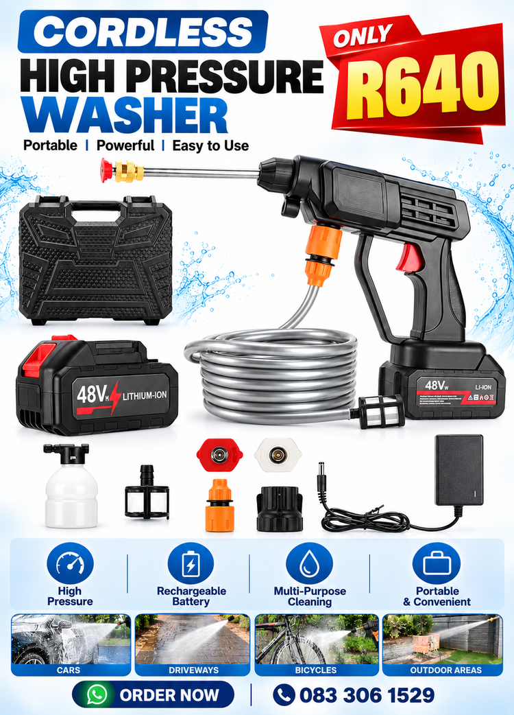 Cordless High Pressure Washer