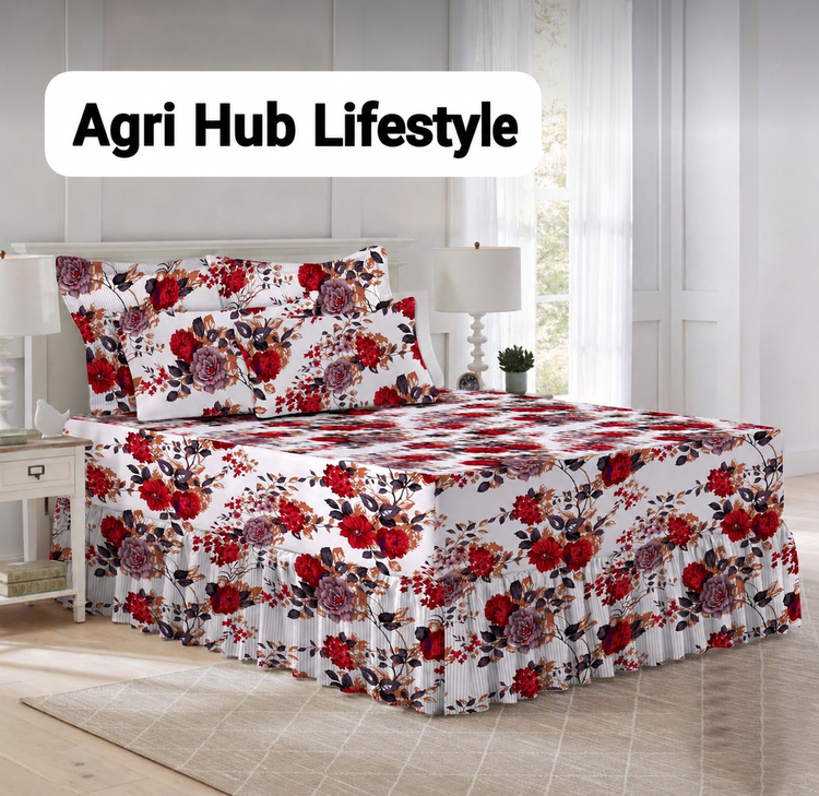 5pcs Frilled Combo Sheet Set
