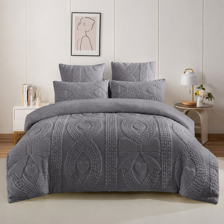 5pcs Super King Quilted Bedspread Set