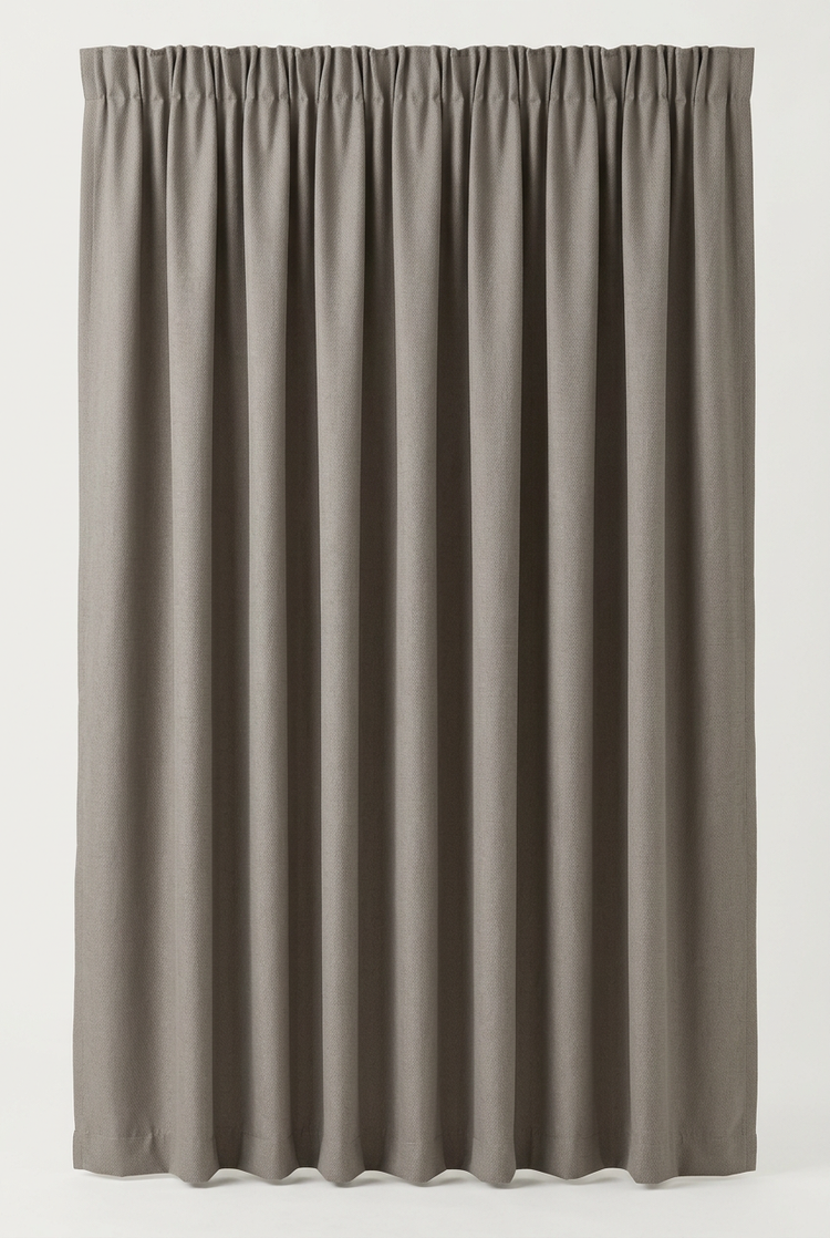 Taped Blockout Curtain