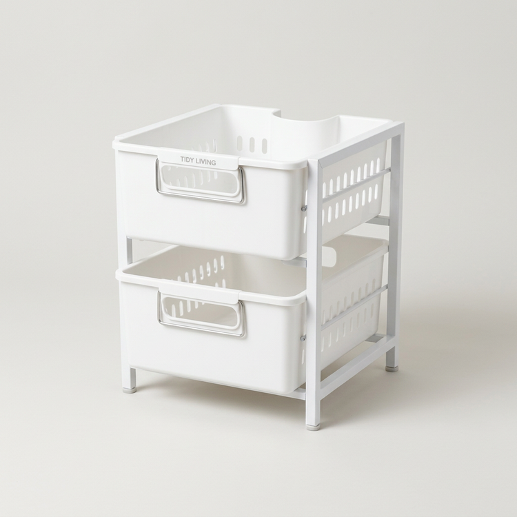 2-Tier Pull-Out Under-Sink Storage Organiser